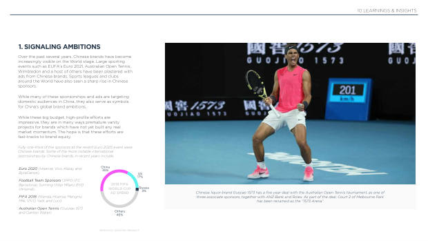 Chinese Brands Going Global 2022: quantity over quality, and the long road to brand equity — page 20