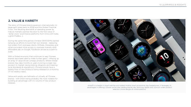 Chinese Brands Going Global 2022: quantity over quality, and the long road to brand equity — page 21