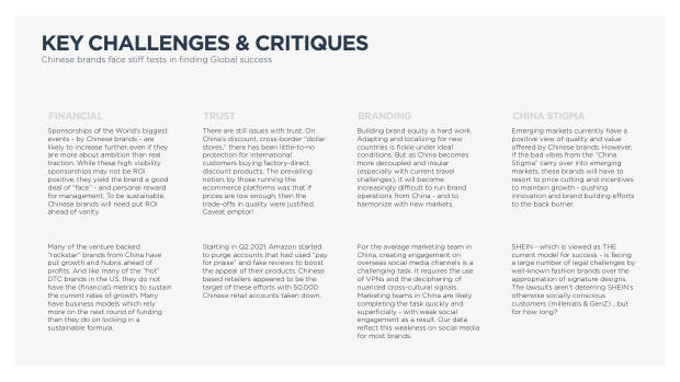 Chinese Brands Going Global 2022: quantity over quality, and the long road to brand equity — page 30