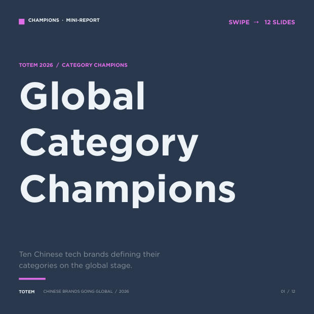 China's Global Category Champions: ten Chinese tech brands defining their categories — page 1