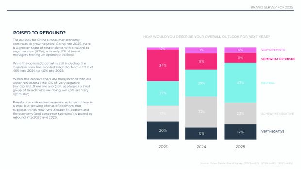 2025 China Marketing & Media Trends: a new paradigm of slower growth, and the first year of real budget cuts — page 14