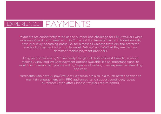 China Outbound Marketing 2018: 154 million travellers, a mobile-first journey, and shopping as the main event — page 74