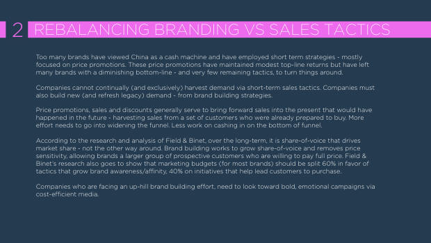 2020 China Marketing Trends: the year category leaders pull away from the pack — page 43