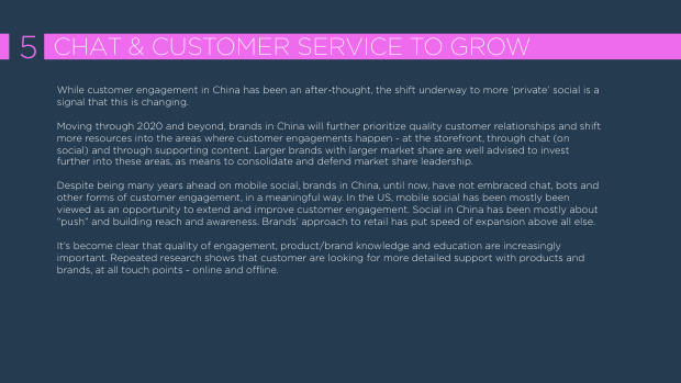 2020 China Marketing Trends: the year category leaders pull away from the pack — page 79