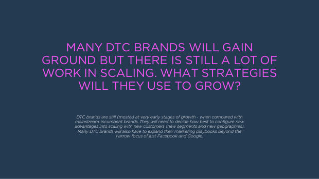 How DTC brands responded to Covid: only 22% saw sales fall while incumbents scrambled — page 22