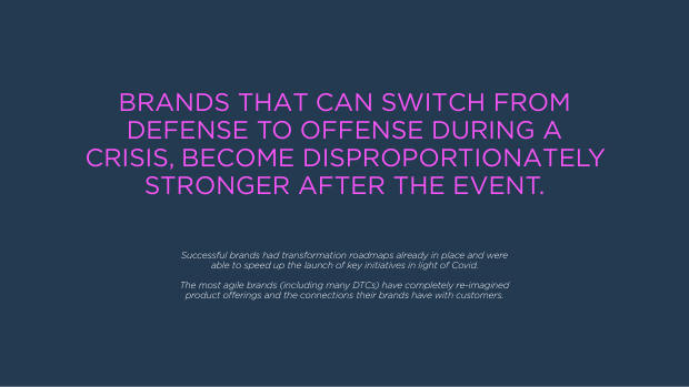 How DTC brands responded to Covid: only 22% saw sales fall while incumbents scrambled — page 3