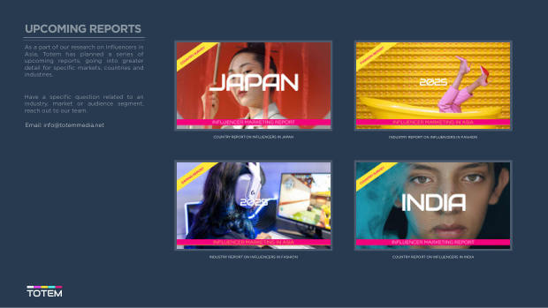 Influencer Marketing in Asia 2025: the region leads social commerce, but under-invests in influencers — page 61