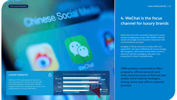 China Trend Report for Luxury Brands 2023: graduating from private traffic to CRM — page 32