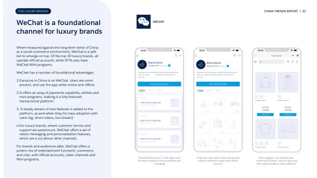 China Trend Report for Luxury Brands 2023: graduating from private traffic to CRM — page 33