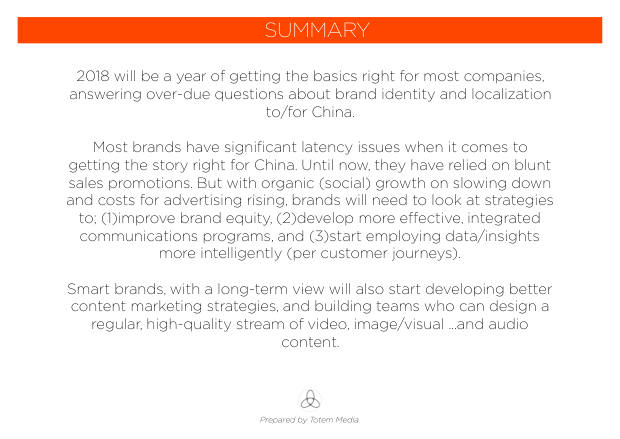 2018 Social Marketing in China: the end of easy gains, and the shift to paid — page 112