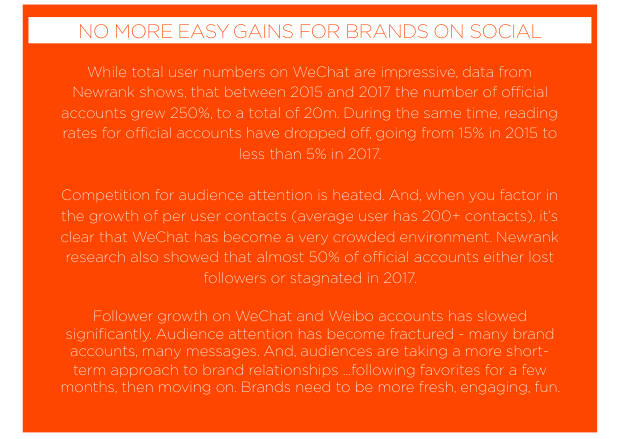 2018 Social Marketing in China: the end of easy gains, and the shift to paid — page 28