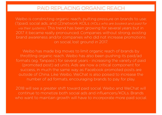 2018 Social Marketing in China: the end of easy gains, and the shift to paid — page 37